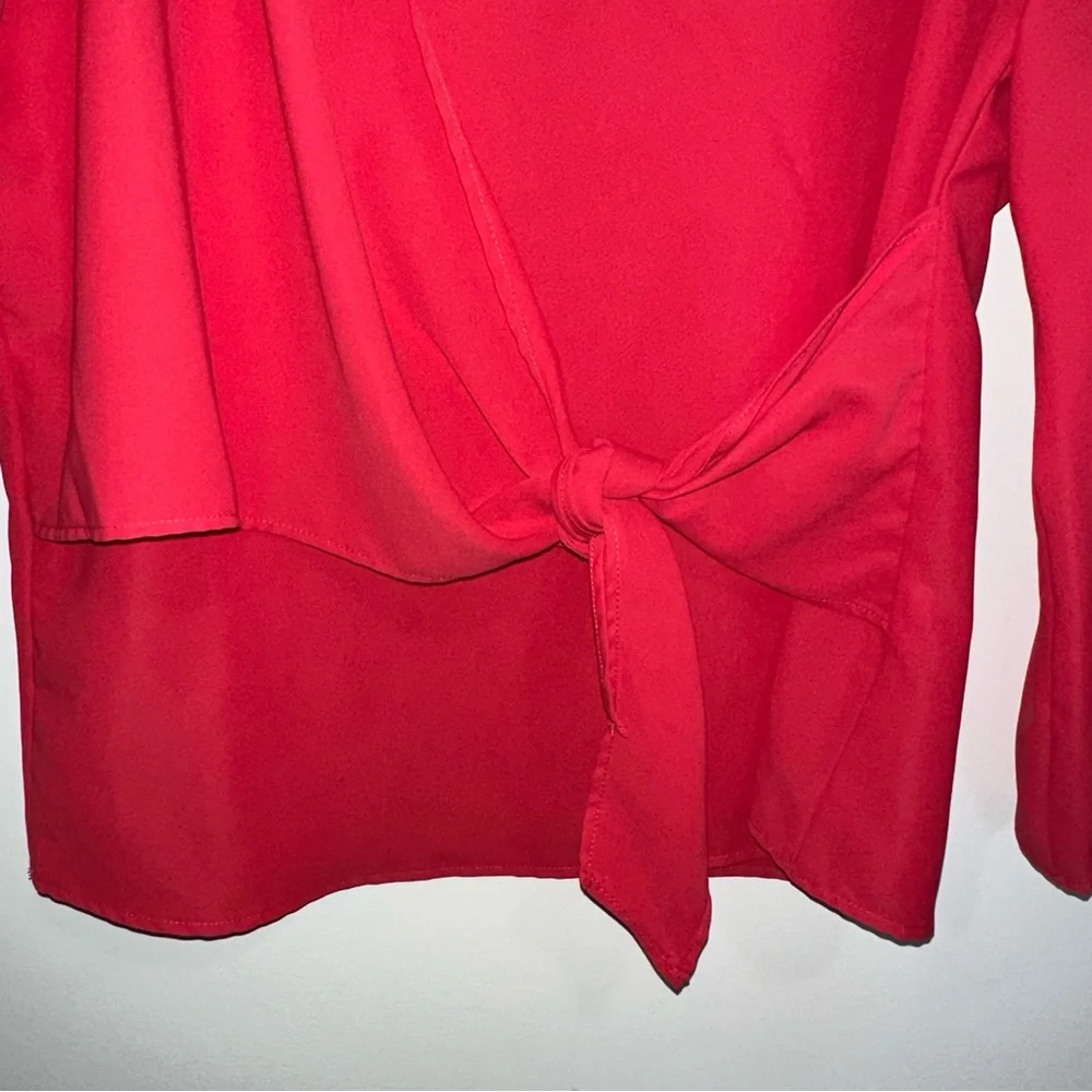 🌷5/$20 Zara Women’s Pink Blouse - Picture 4 of 6